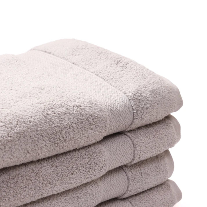 100% Cotton Zero Twist Bath Towel [Pack of 04]