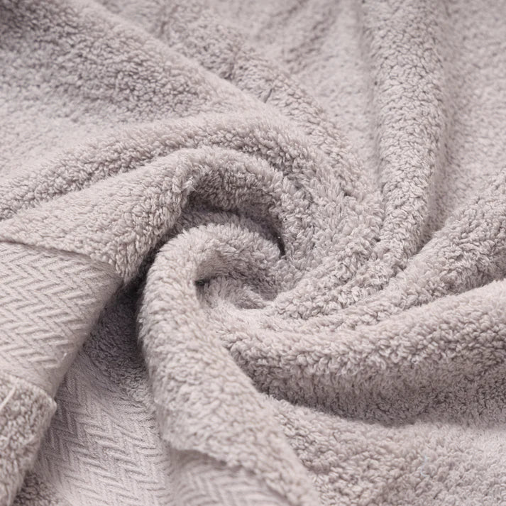 100% Cotton Zero Twist Bath Towel [Pack of 04]