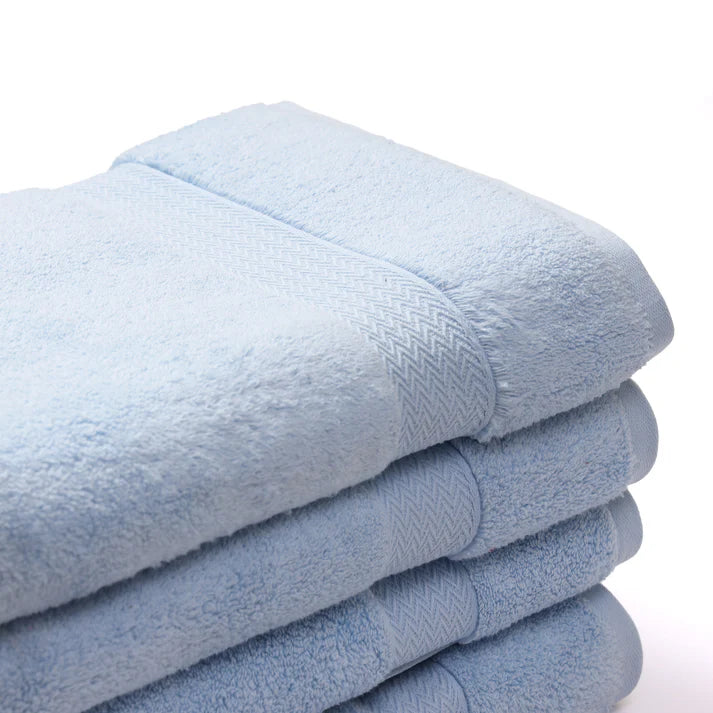 100% Cotton Zero Twist Bath Towel [Pack of 04]