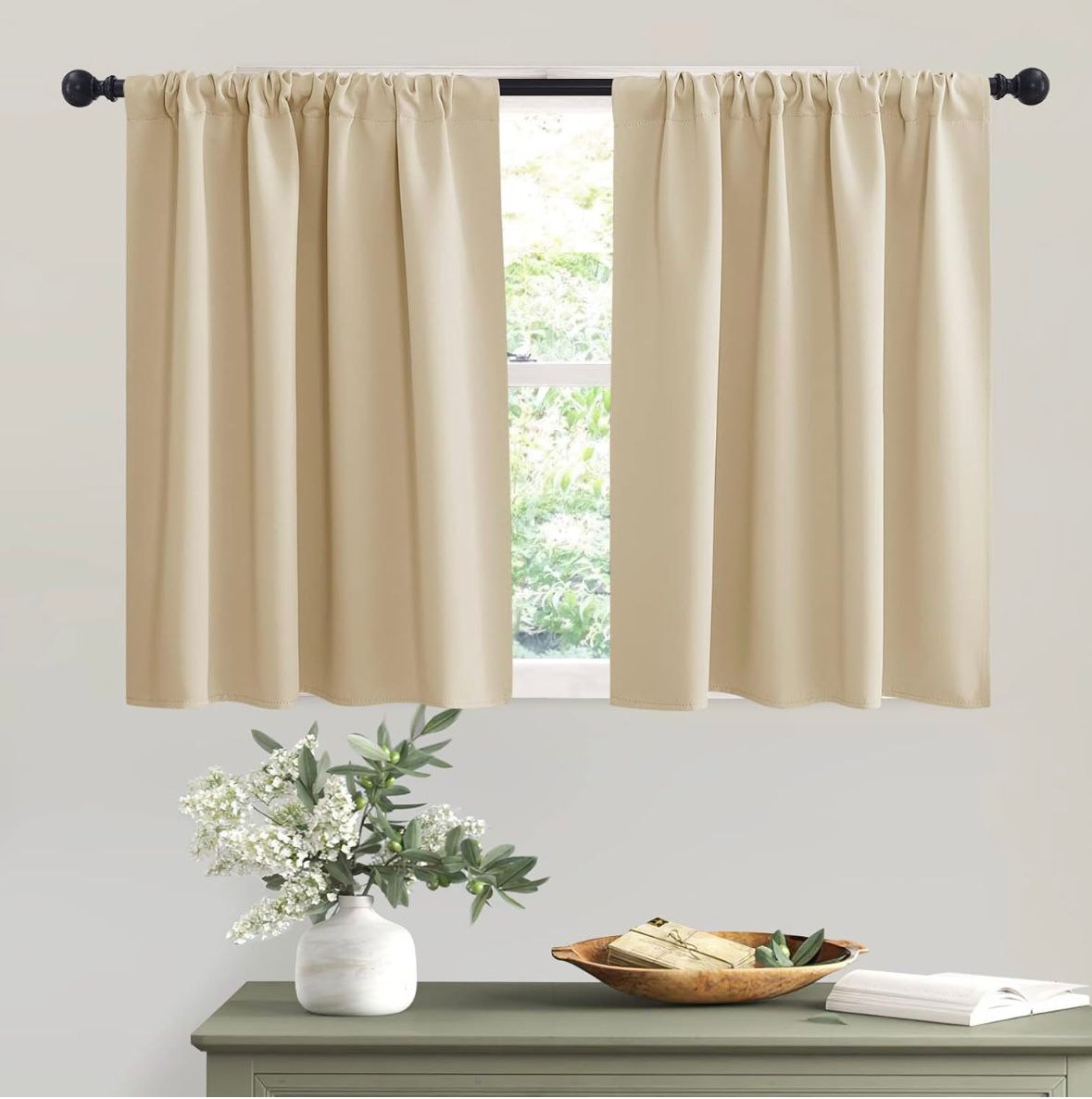 Blackout window curtains