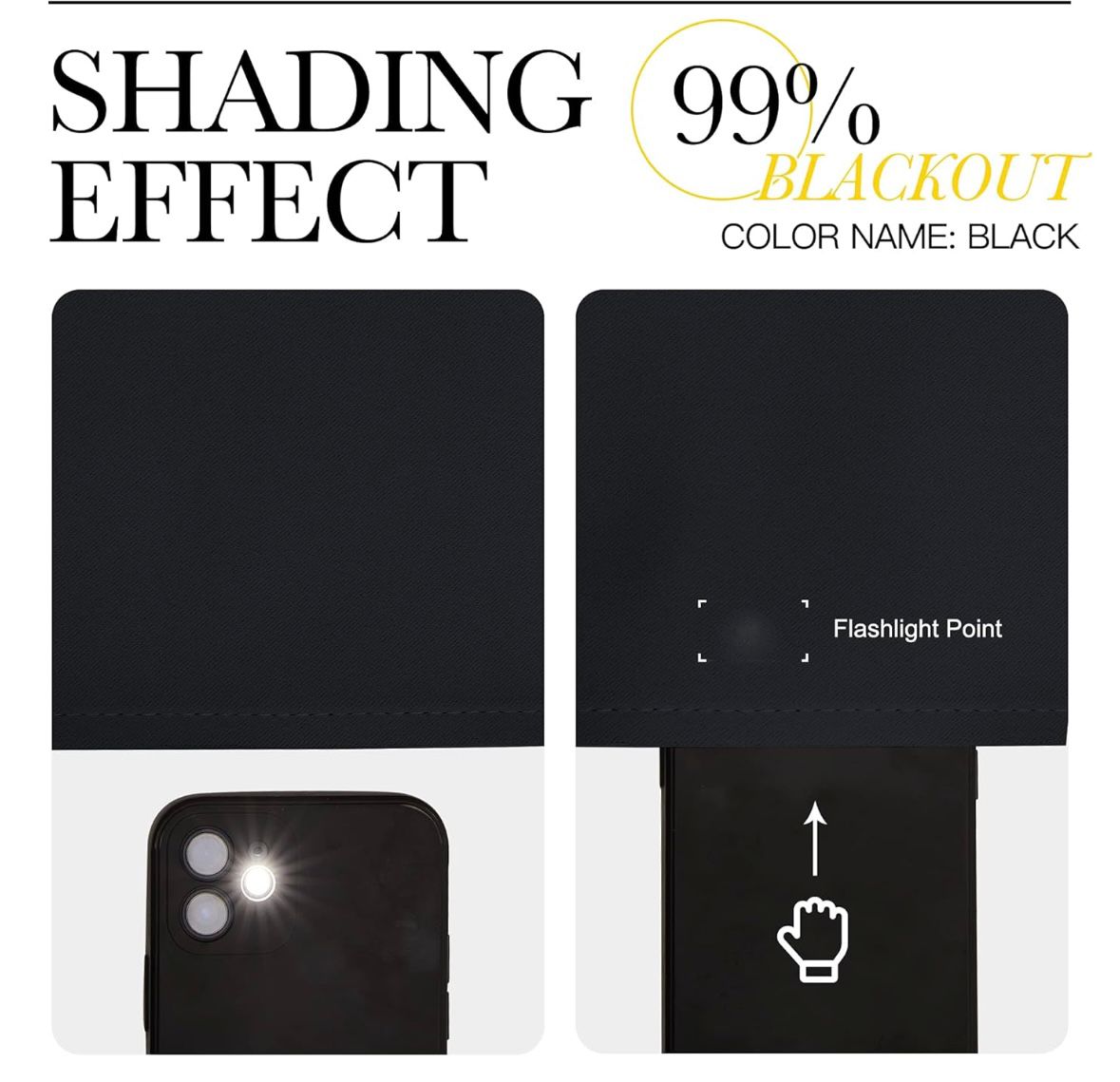 Blackout window curtains